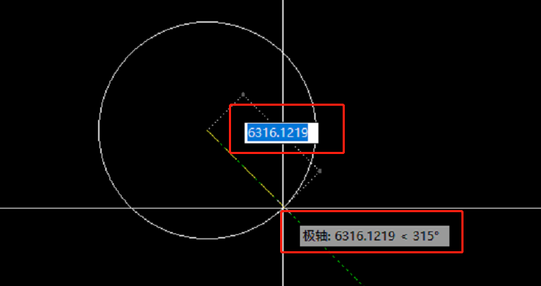 CAD光标处不显示输入信息