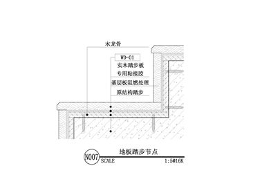 【地坪】地板踏步节点