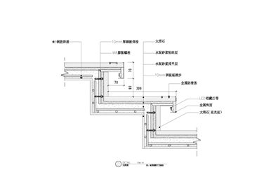【地坪】地毯踏步节点图一