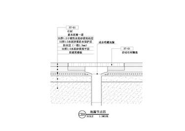 【地坪】地漏节点四