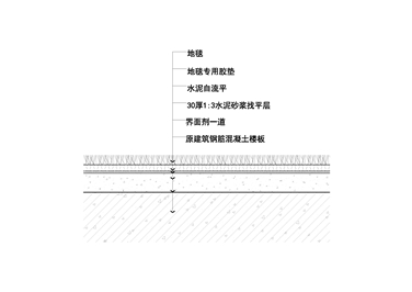 地面地毯满铺节点图