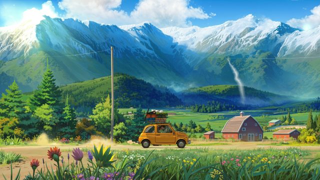 田园生活风景2K超清桌面壁纸