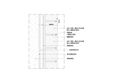 红砖墙及美缝剂处理节点图